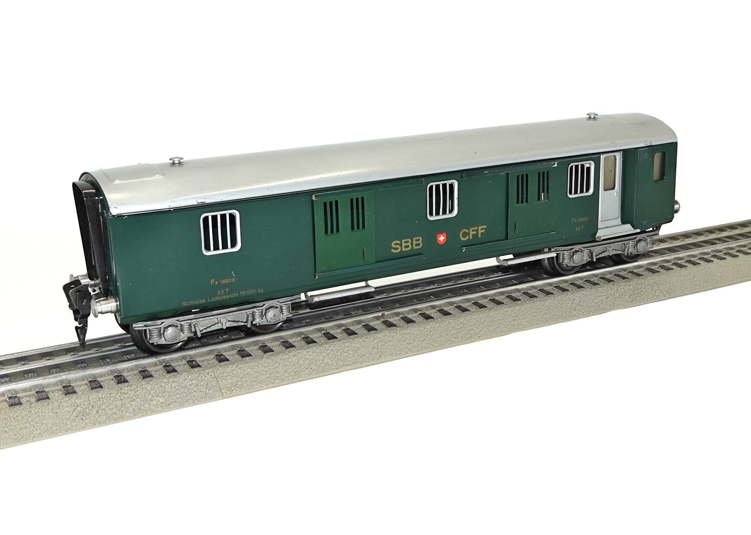 Hag 0 820 Gepäckwagen grün