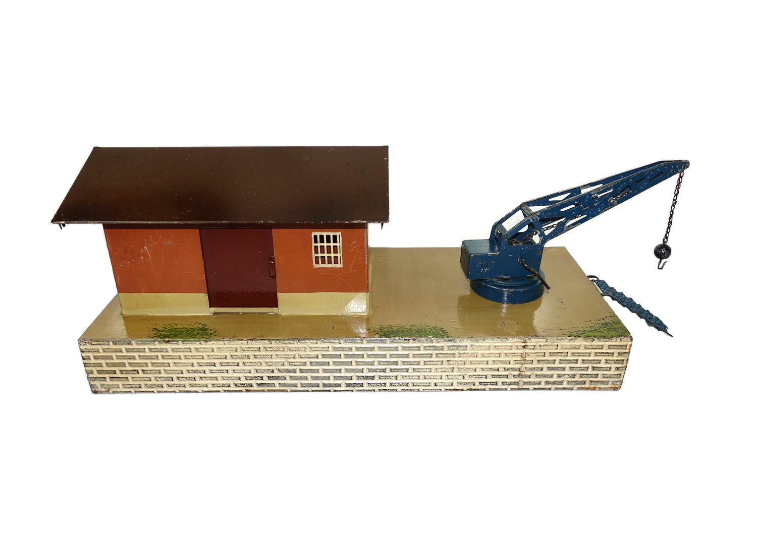 Märklin 2109 Güterschuppen mit Kran und Treppe 