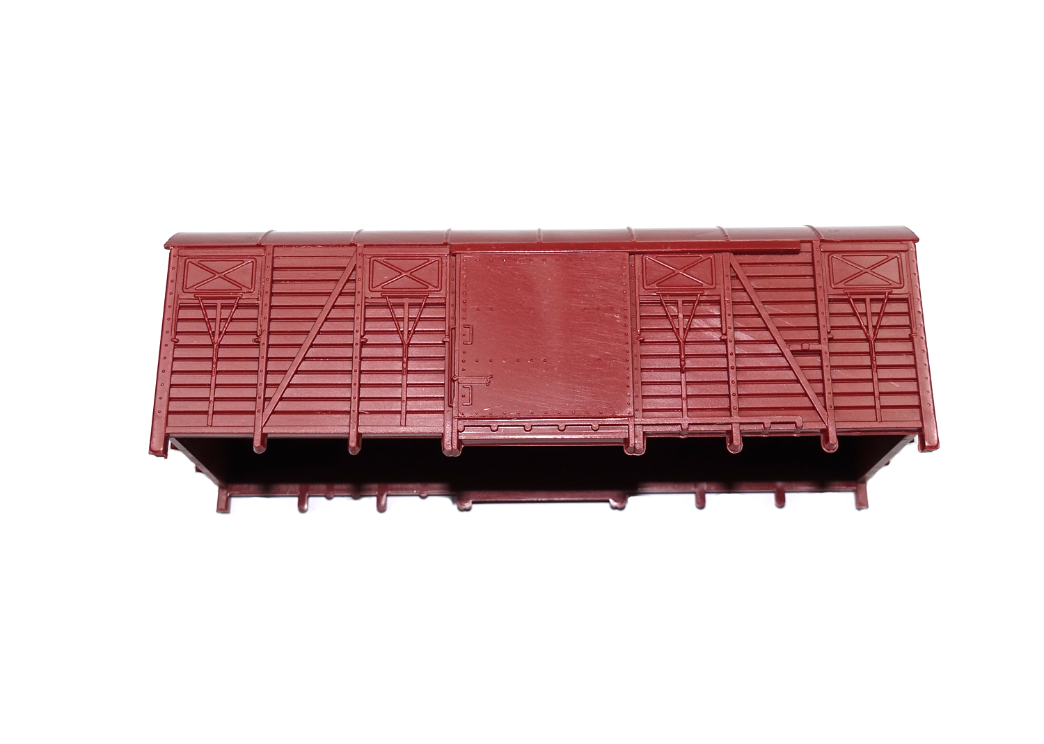 Buco H0 Güterwagen-Gehäuse Rohling, SBB K4 braun 