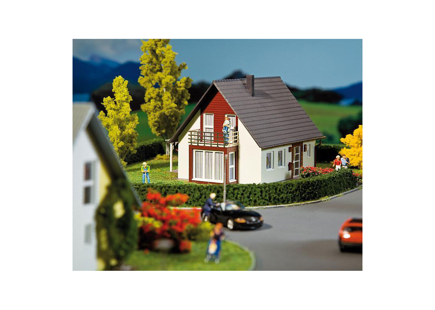 Faller 232323 Einfamilienhaus weinrot 