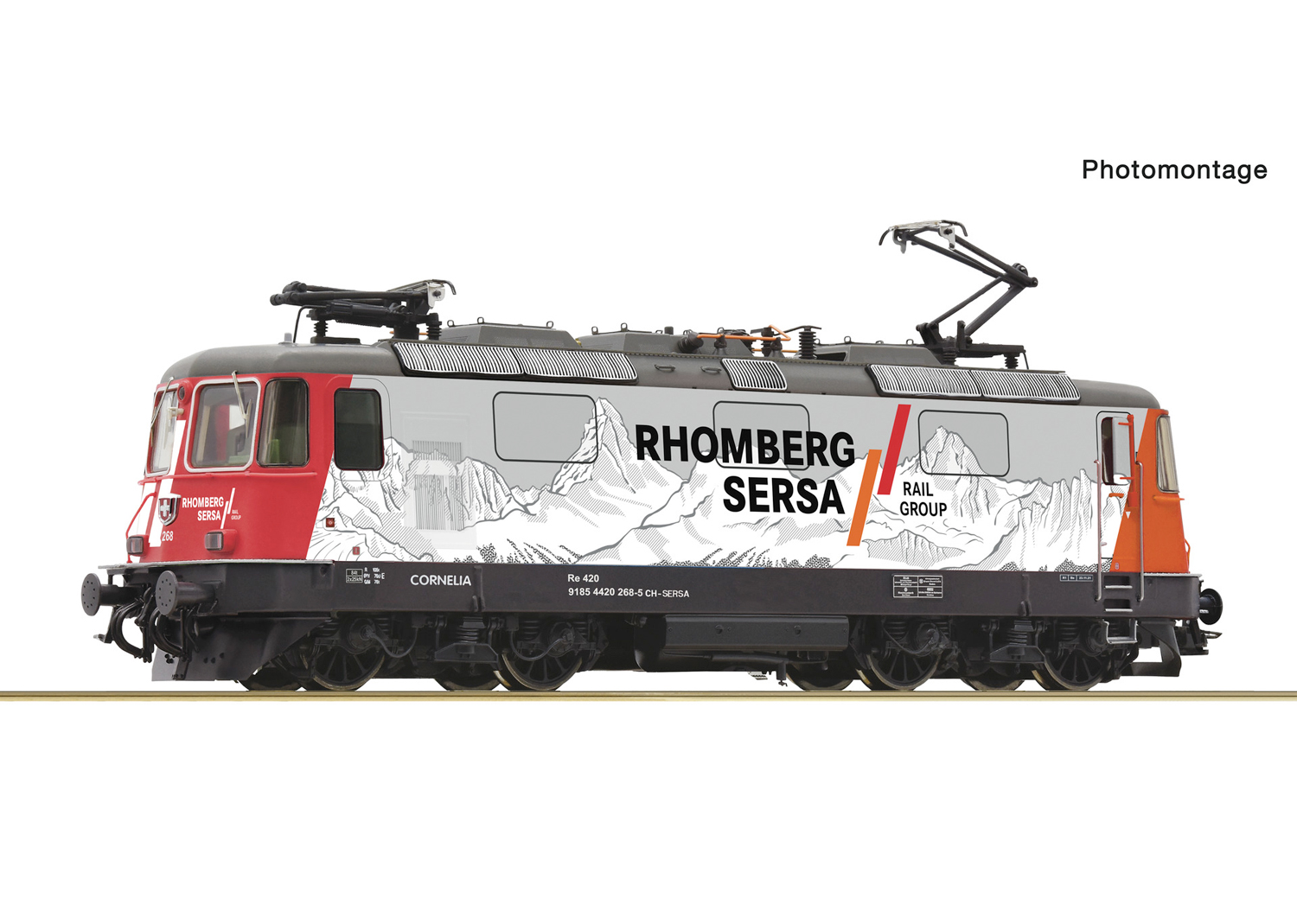 Roco 7500030 SERSA E-Lokomotive 420 268-5 Rhomberg DC 