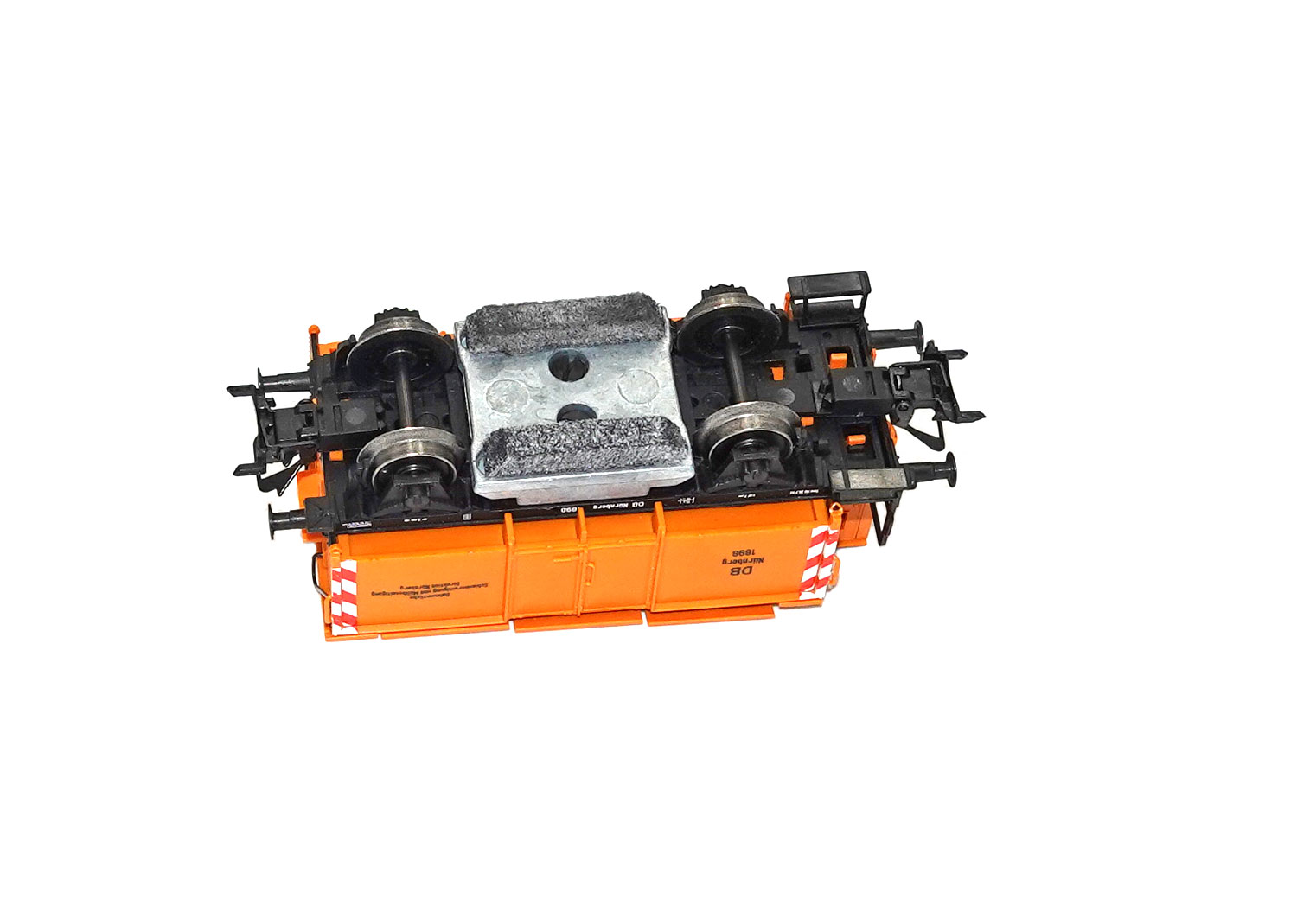 Trix 24090 DB Schienenreinigungswagen orange 