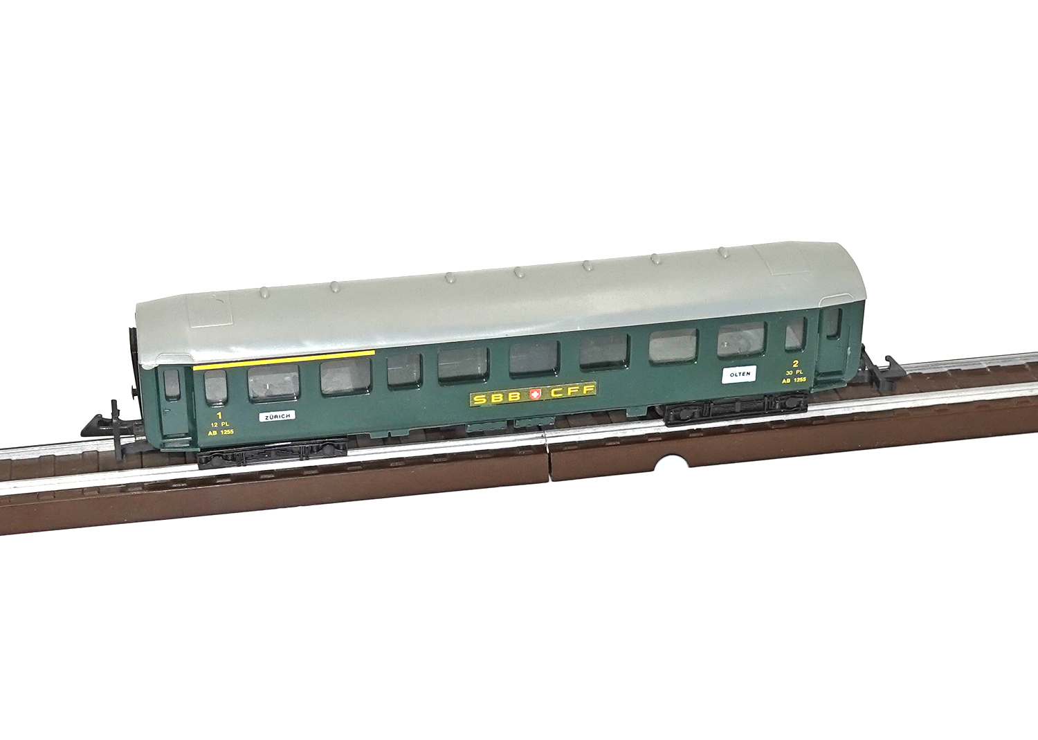 Wesa 210 SBB Personenwagen 1. und 2. Klasse grün