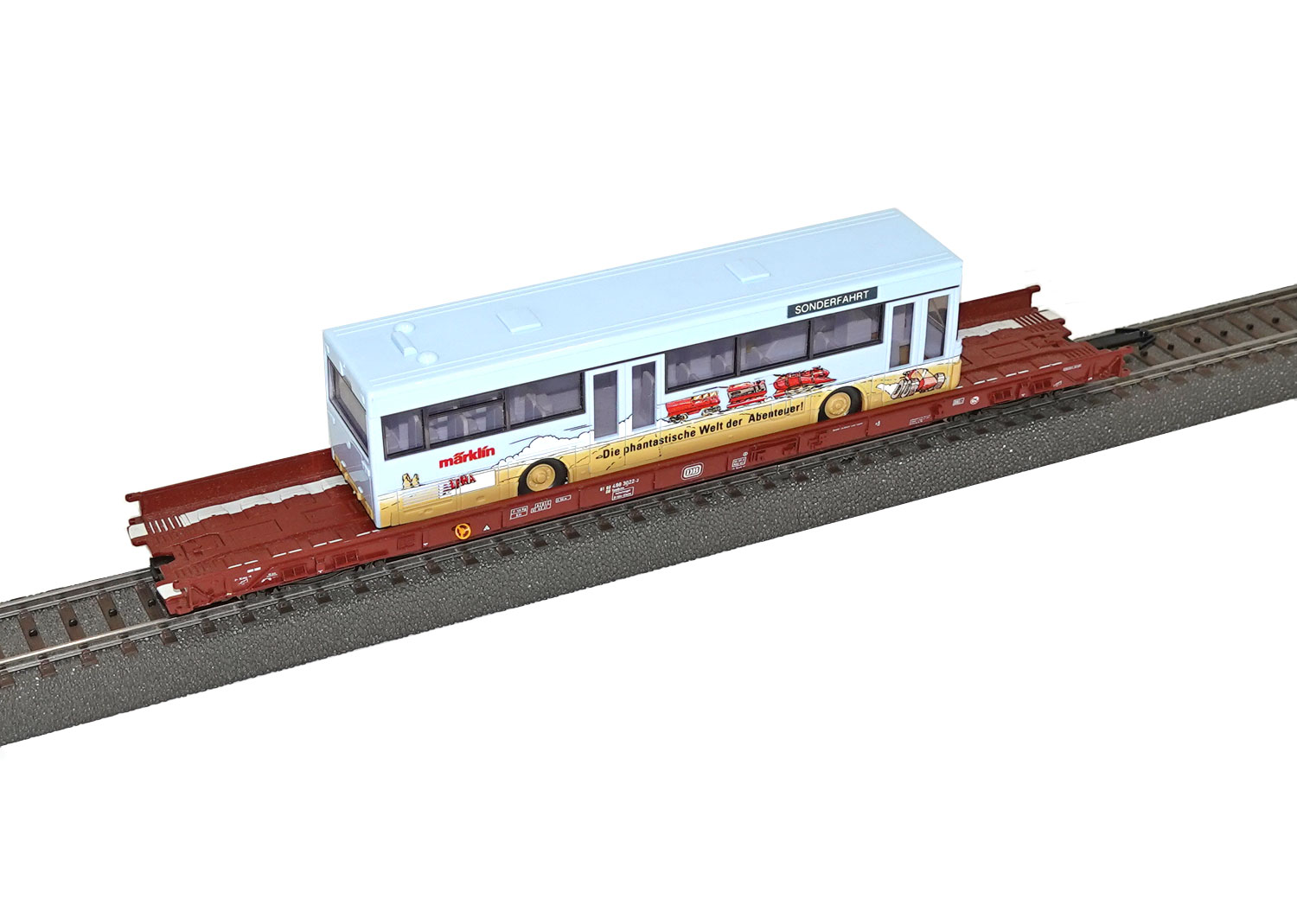 Märklin 4743 DB Niederflurwagen mit Alpha Bus 