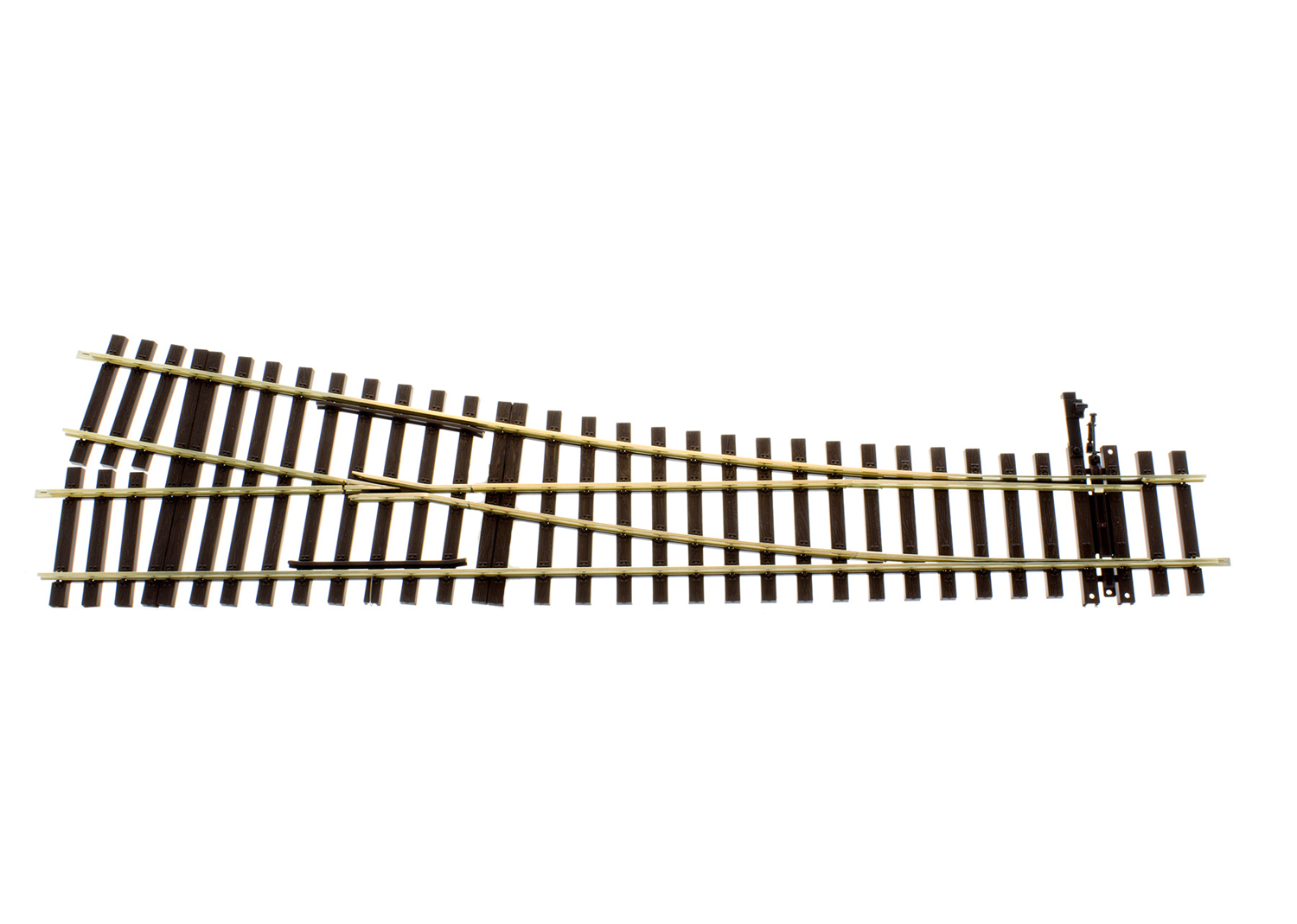 Lenz 45032-01 Weiche rechts 11,25° mit Weichenstellhebel 