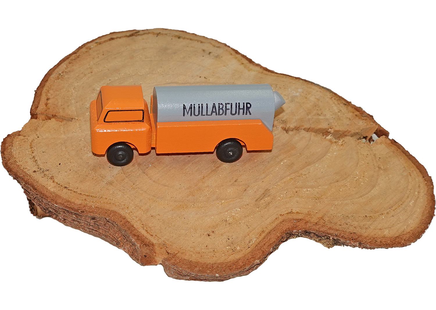 Erzgebirge Miniatur LKW Müllabfuhr