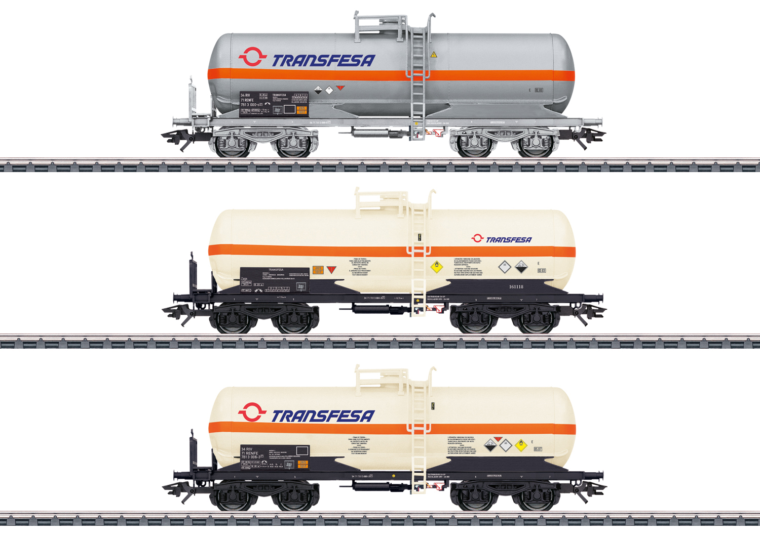 Märklin 46472 RENFE Kesselwagen-Set Transfesa 