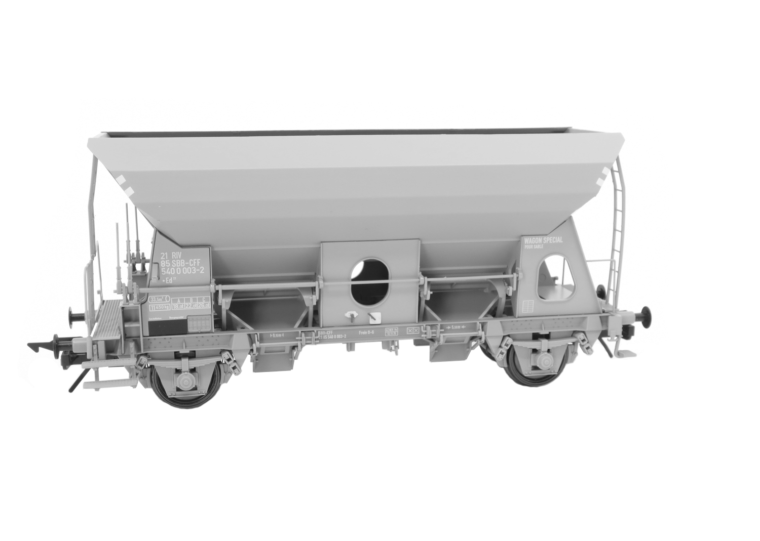 Lenz 42152-10 SBB Selbstentladewagen Ed 21 telegrau Ep. 4
