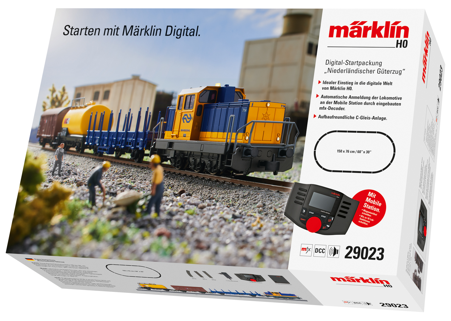 Märklin 29023 Digital-Startpackung Niederländischer Güterzug 