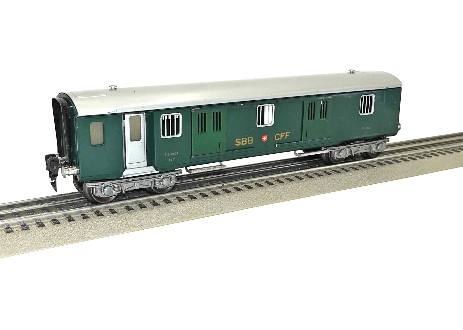 Hag 0 820 Gepäckwagen grün