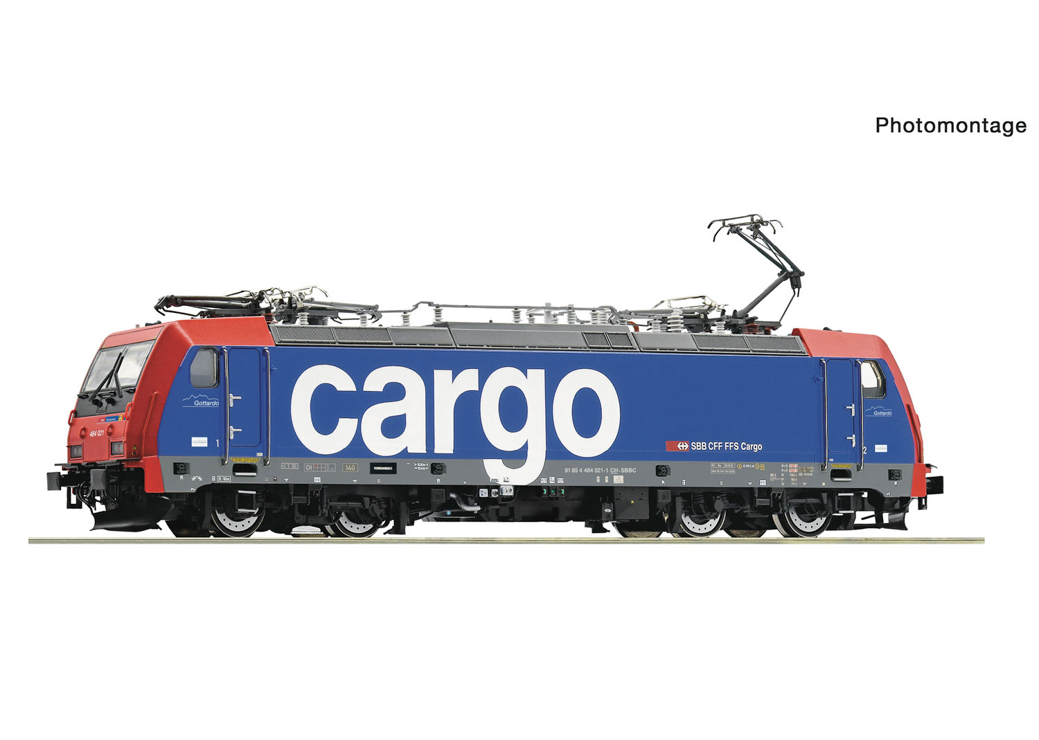Roco 7510120 SBB E-Lokomotive 484 021-1 Cargo DCC 