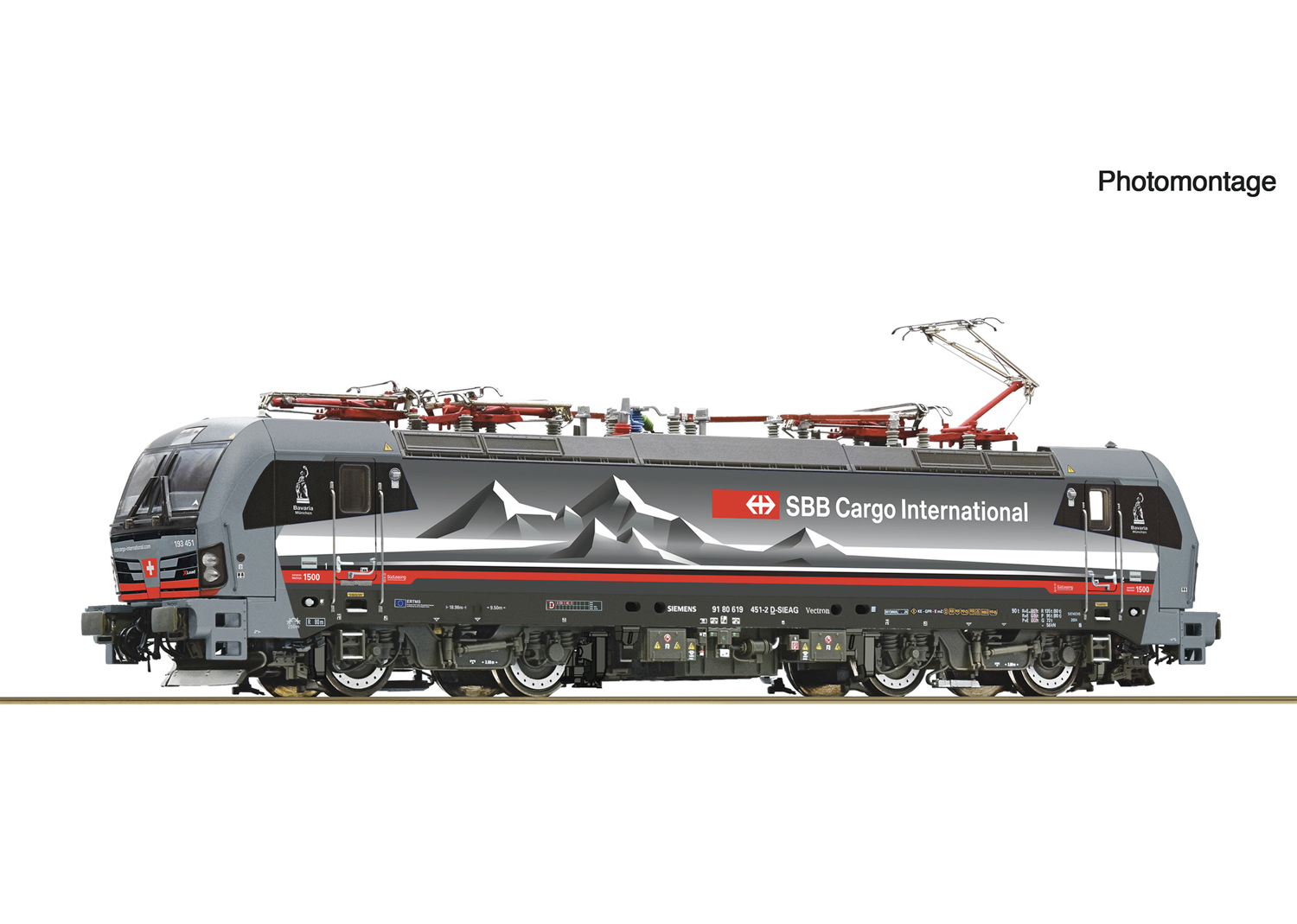 Roco 7500107 SBB E-Lokomotive 193 Cargo Intern. DC 