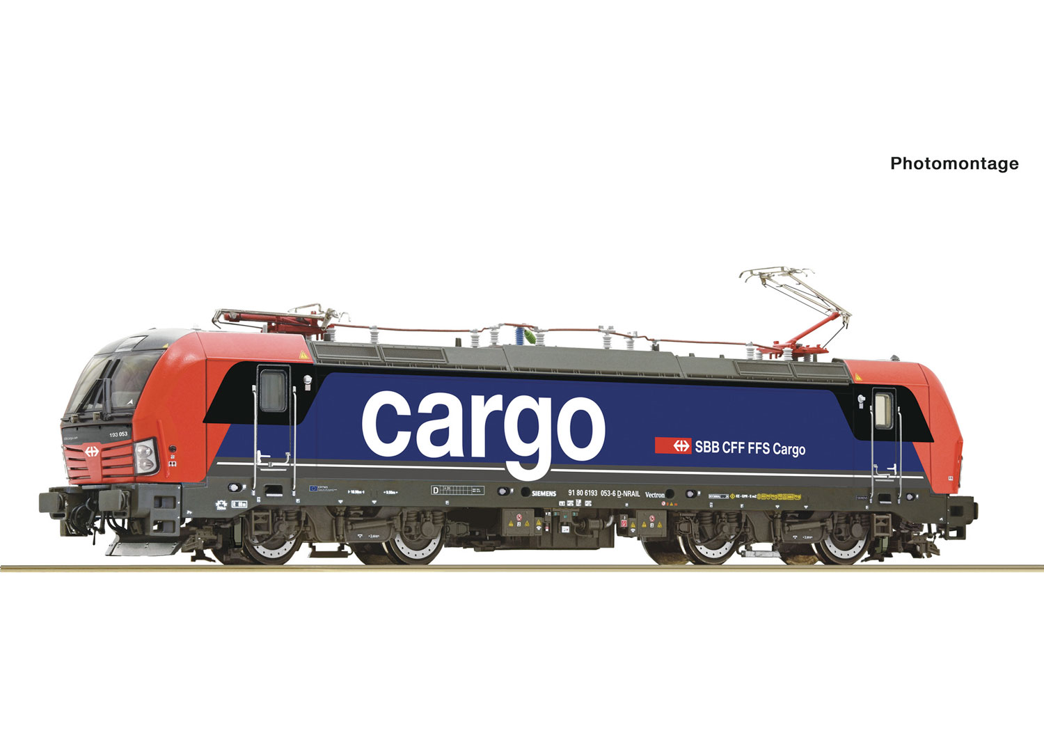 Roco 7510130 SBB E-Lokomotive 193 053-6 Cargo DCC 
