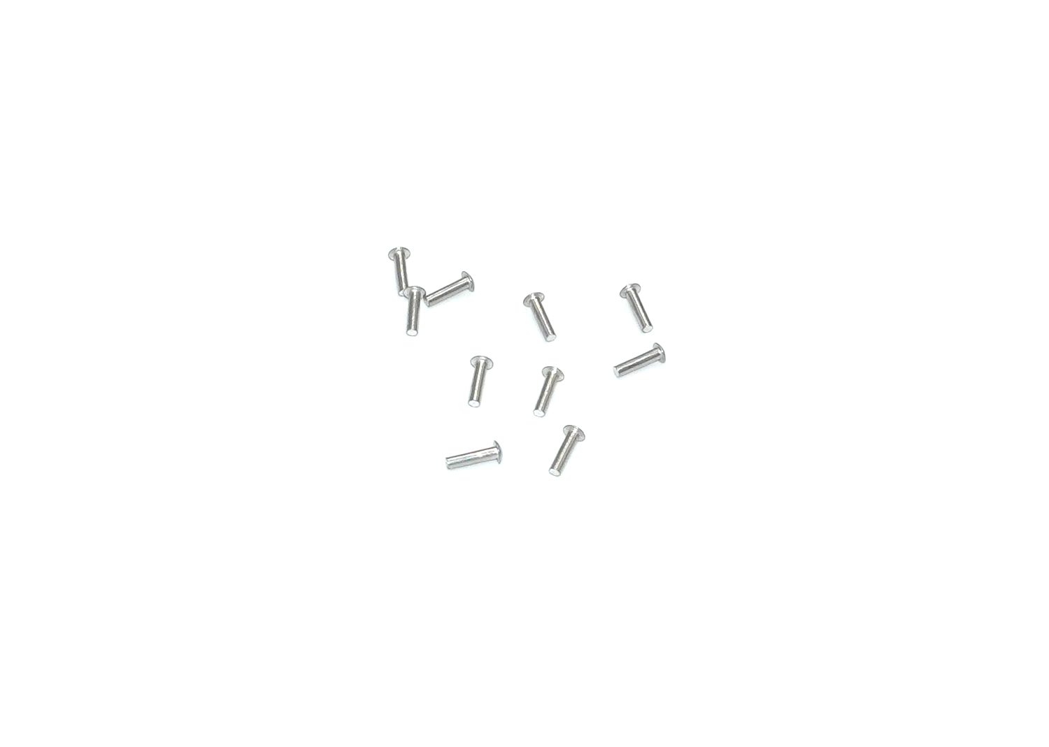 Niete Alu ø1,4x6  Kopf ø3,0
