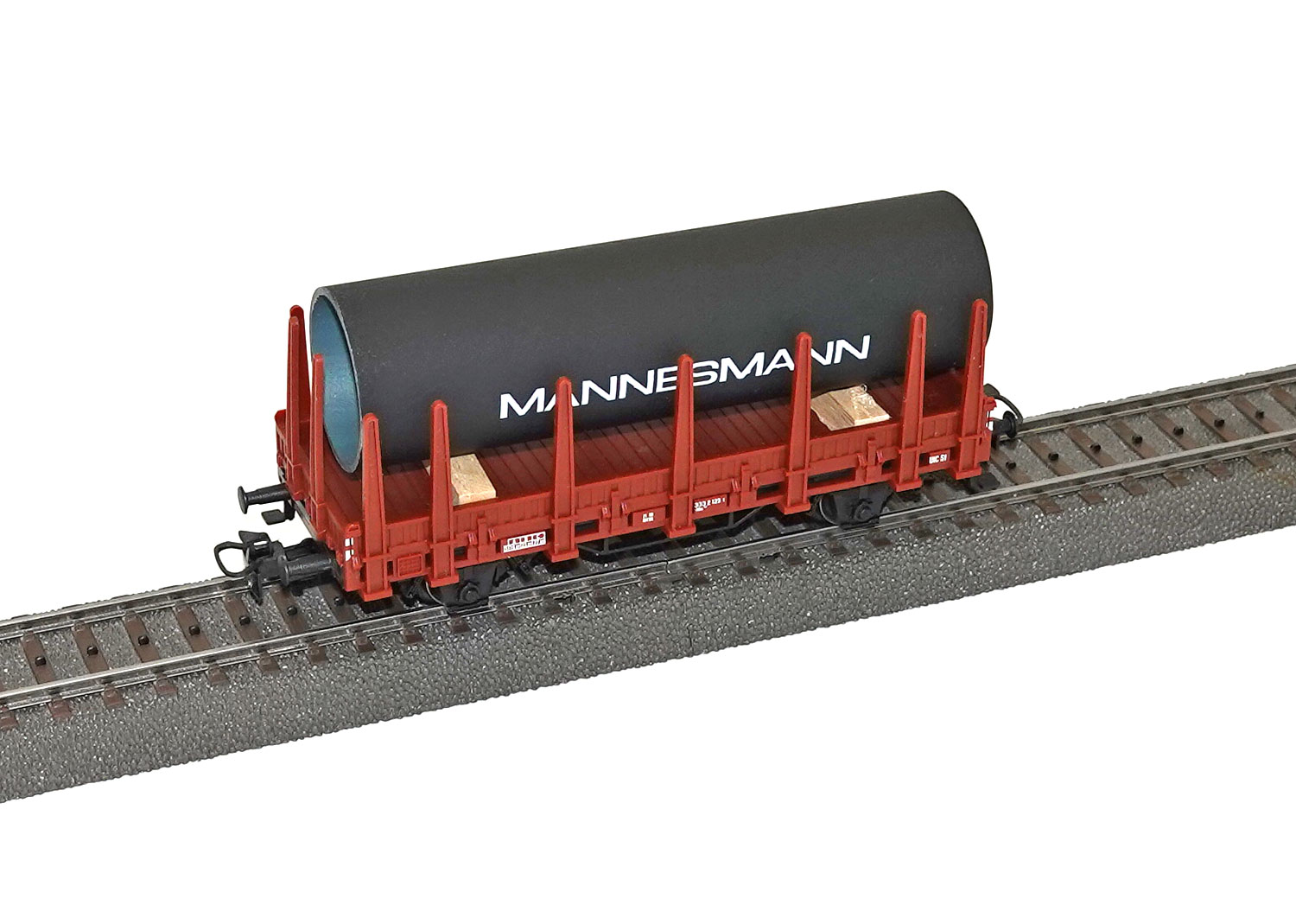 Märklin 00750 DB Rungenwagen Ladegut Mannesmann Röhre 