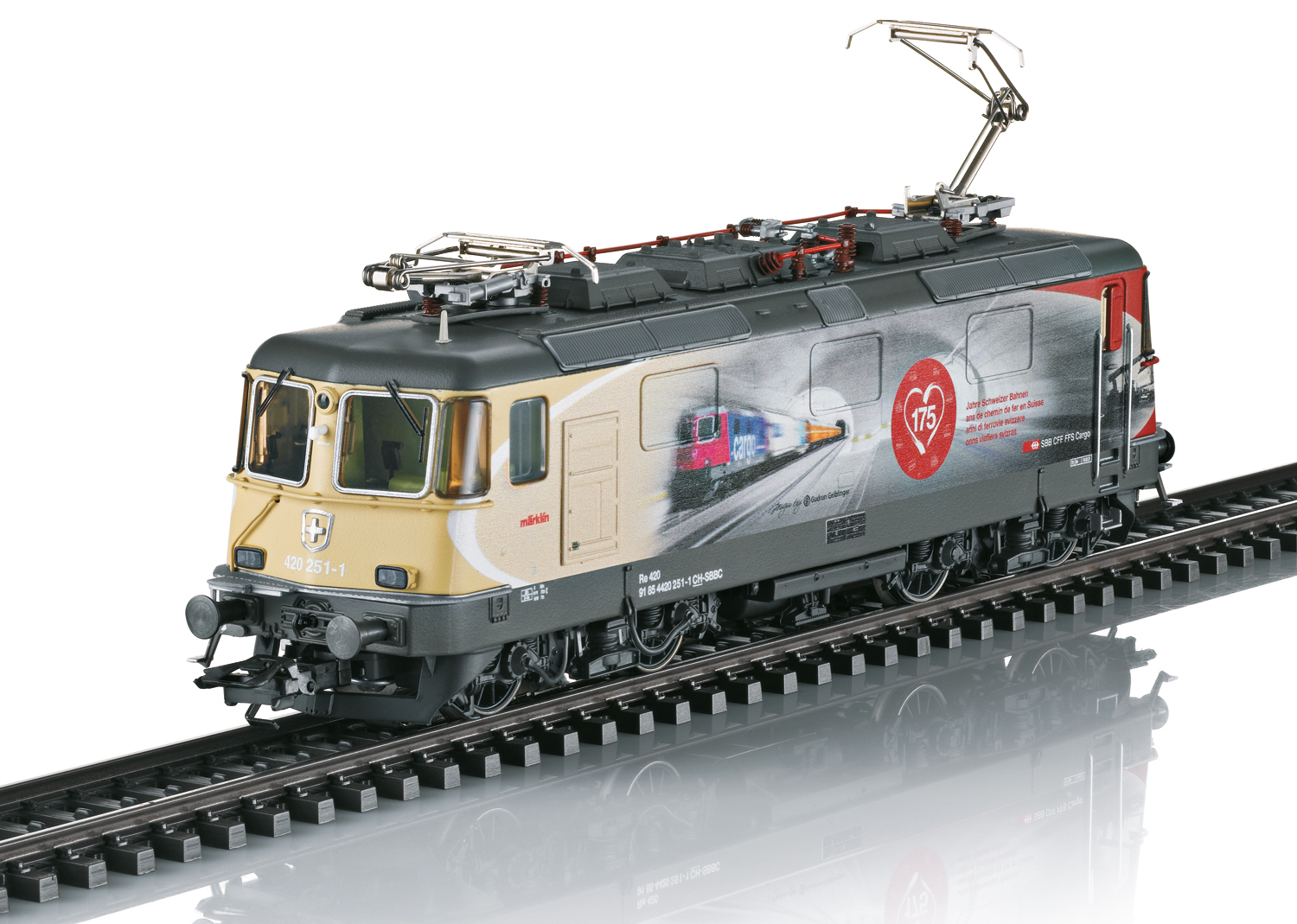 Märklin 37875 SBB E-Lokomotive Re 420 175 Jahre Schweizer Bahnen  