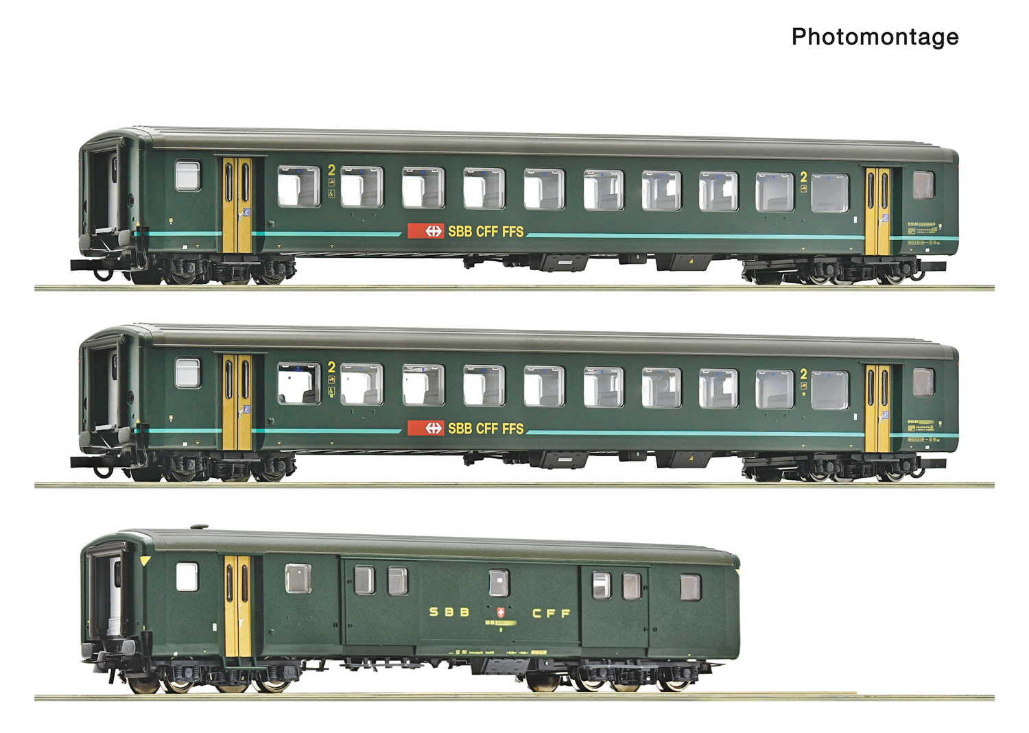 Roco 6200090 SBB Personenwagen Set 1 IR 3-tlg 