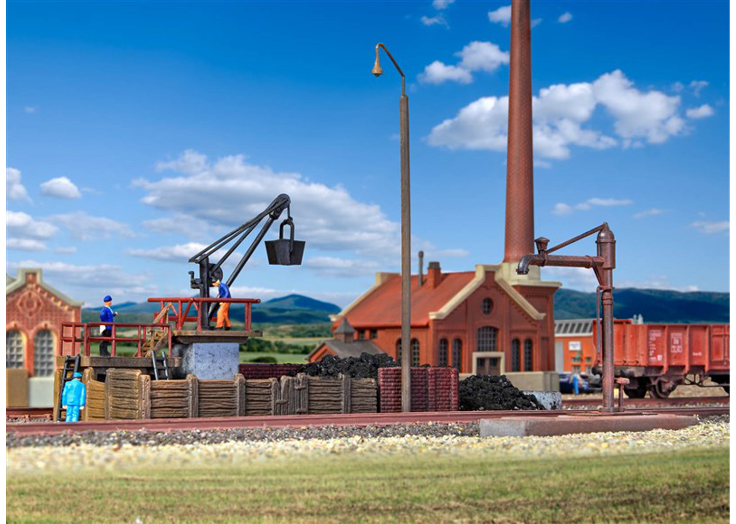 Kibri 37434 Bekohlungsanlage mit Wasserkran