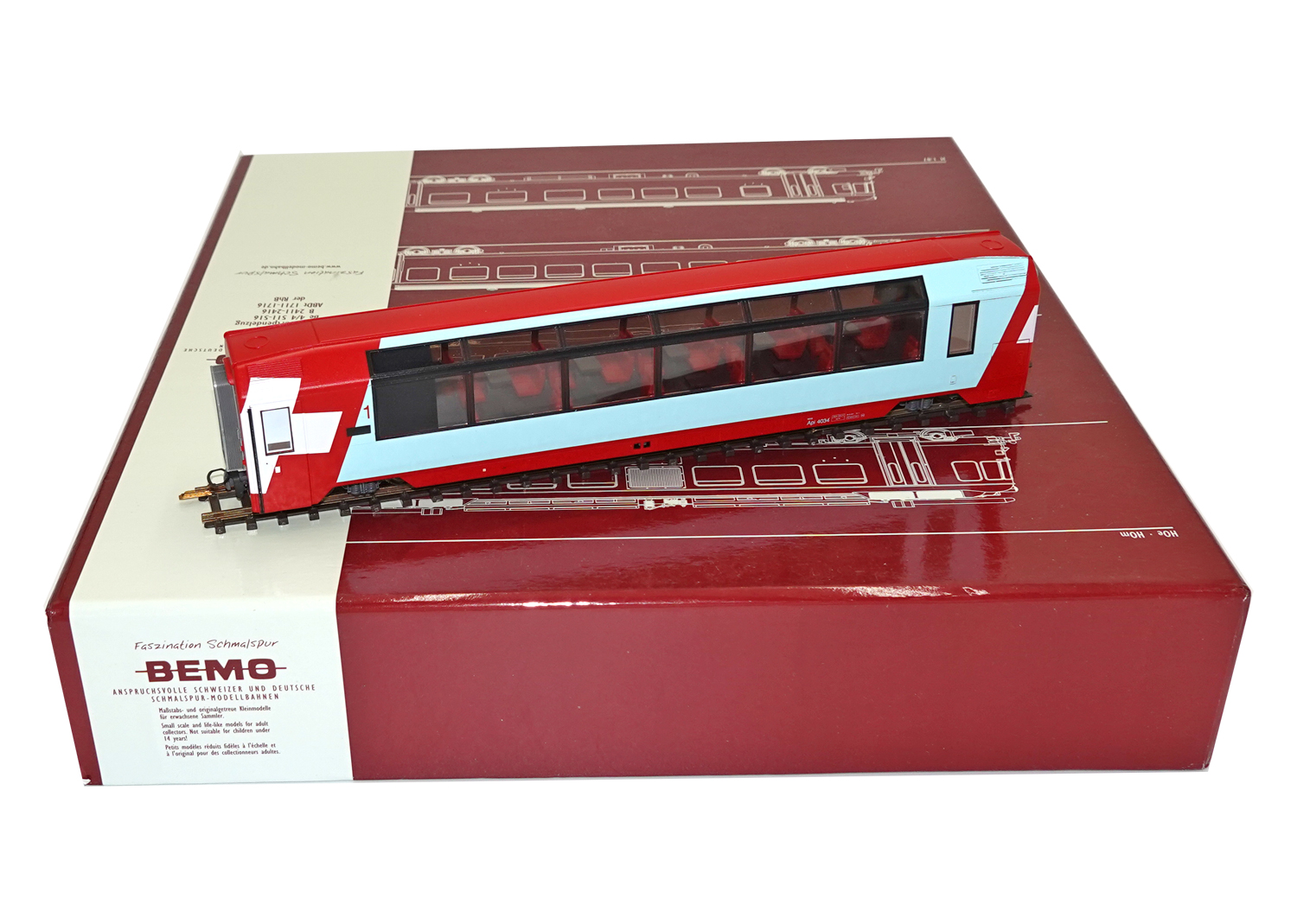 Bemo 3288574 MGB Panoramawagen GEX Api 4034 