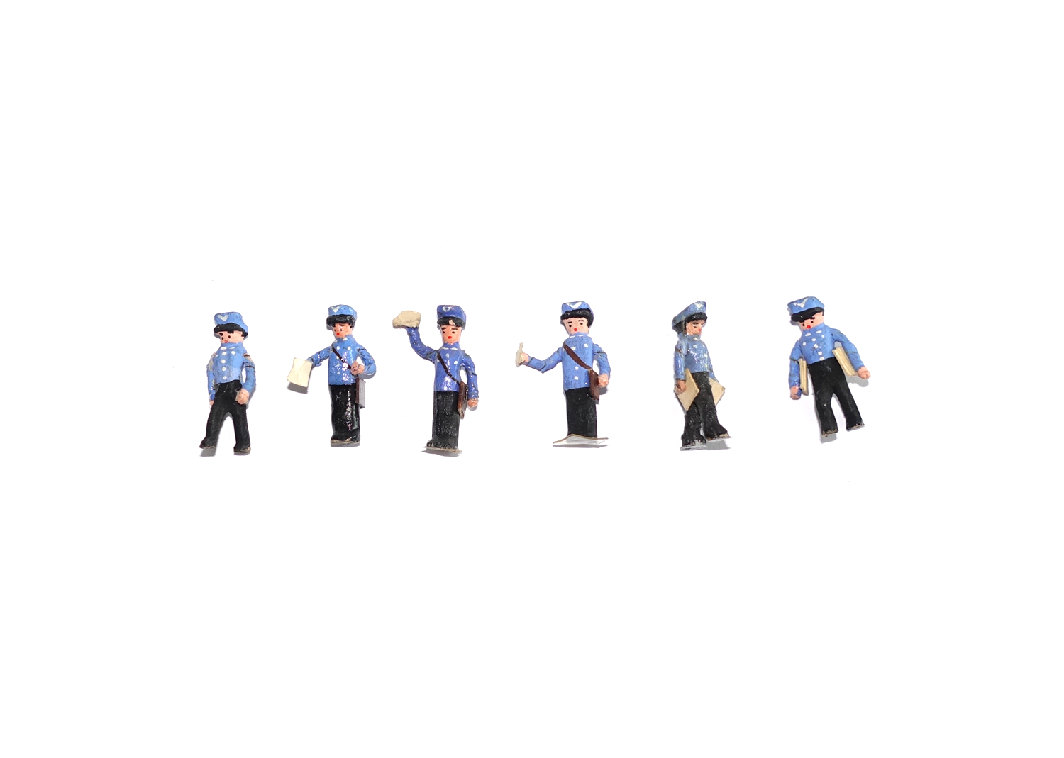 Preiser Holzfiguren Bahnpersonal-Set 6 Stk. 