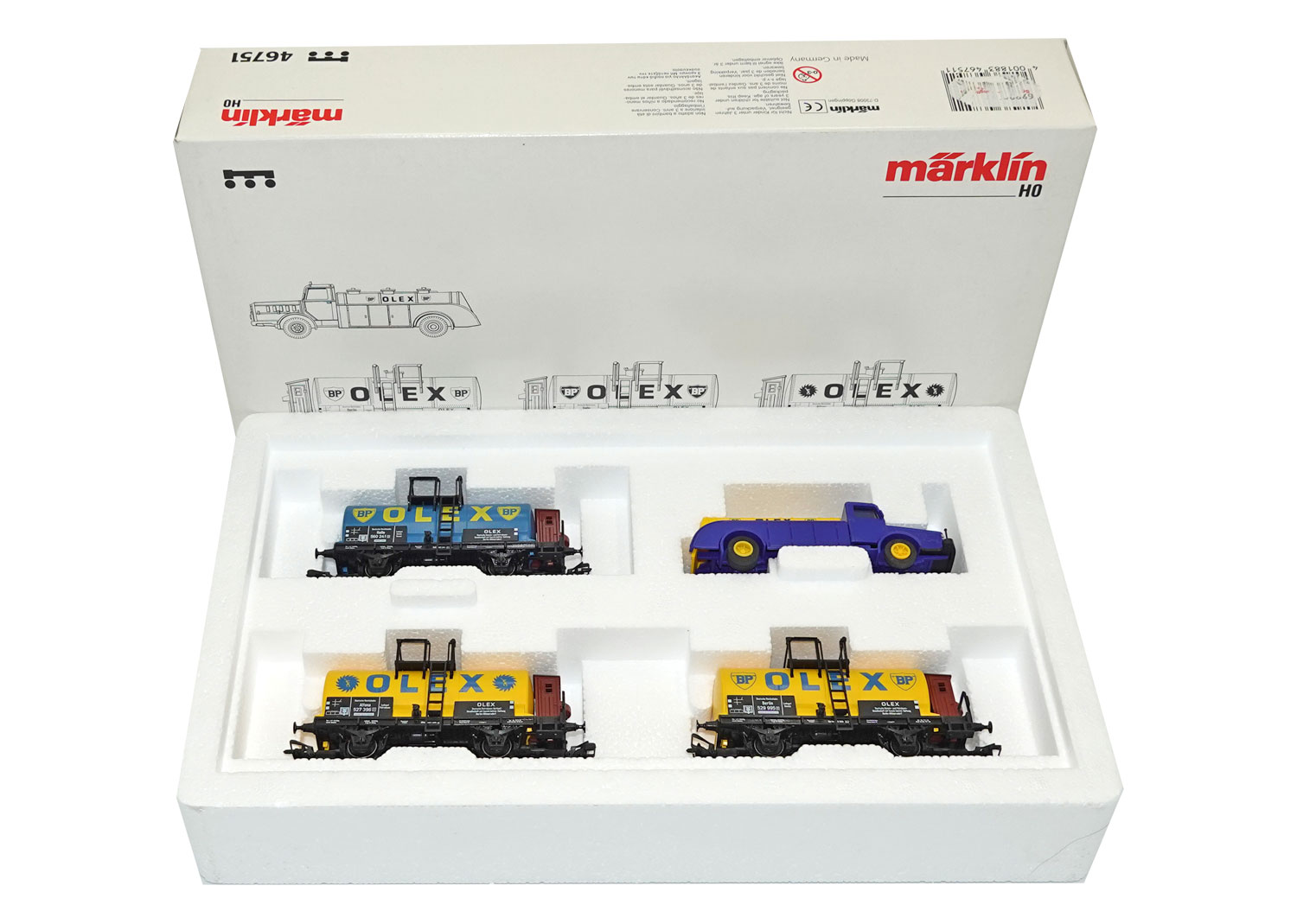 Märklin 46751 DRG Kesselwagen-Set 4tlg. Olex MHI