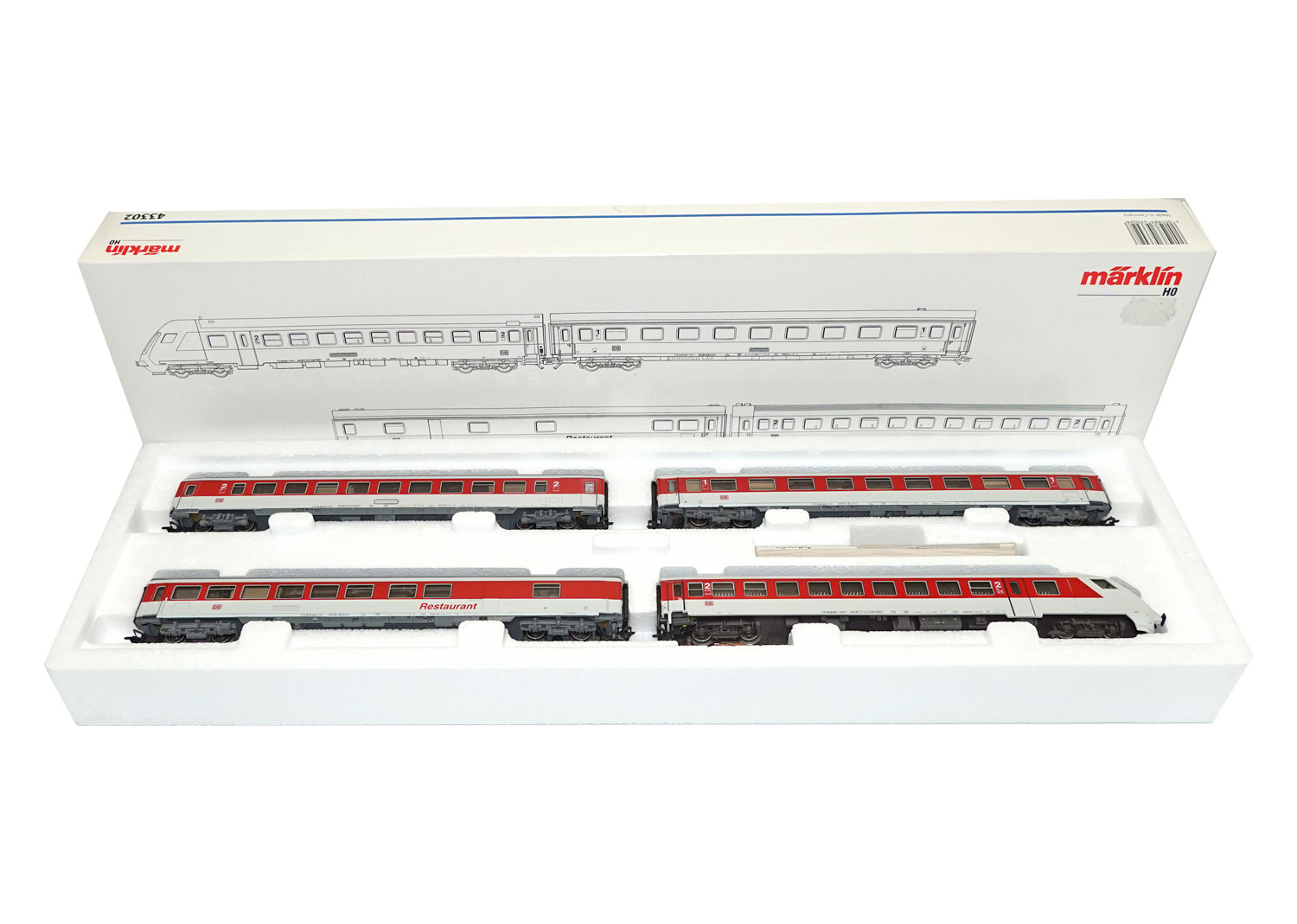Märklin 43302 DB Wagenset Neue InterCity-Farben