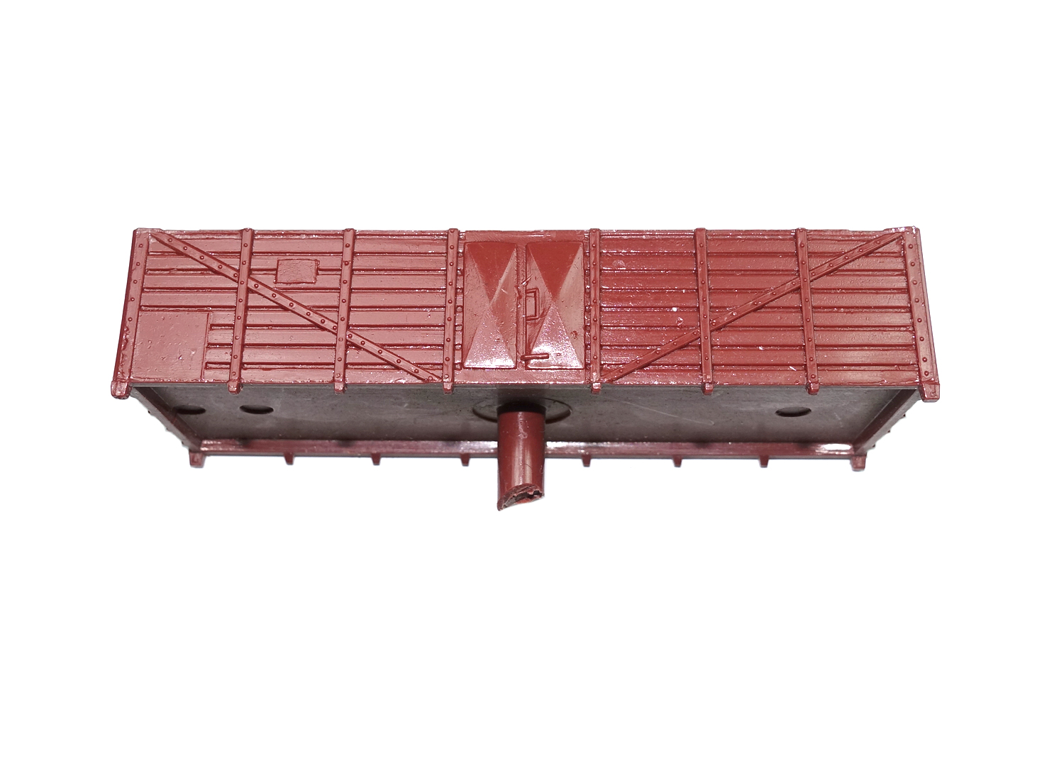 Buco H0 Hochbord Güterwagen-Gehäuse Rohling, braun 