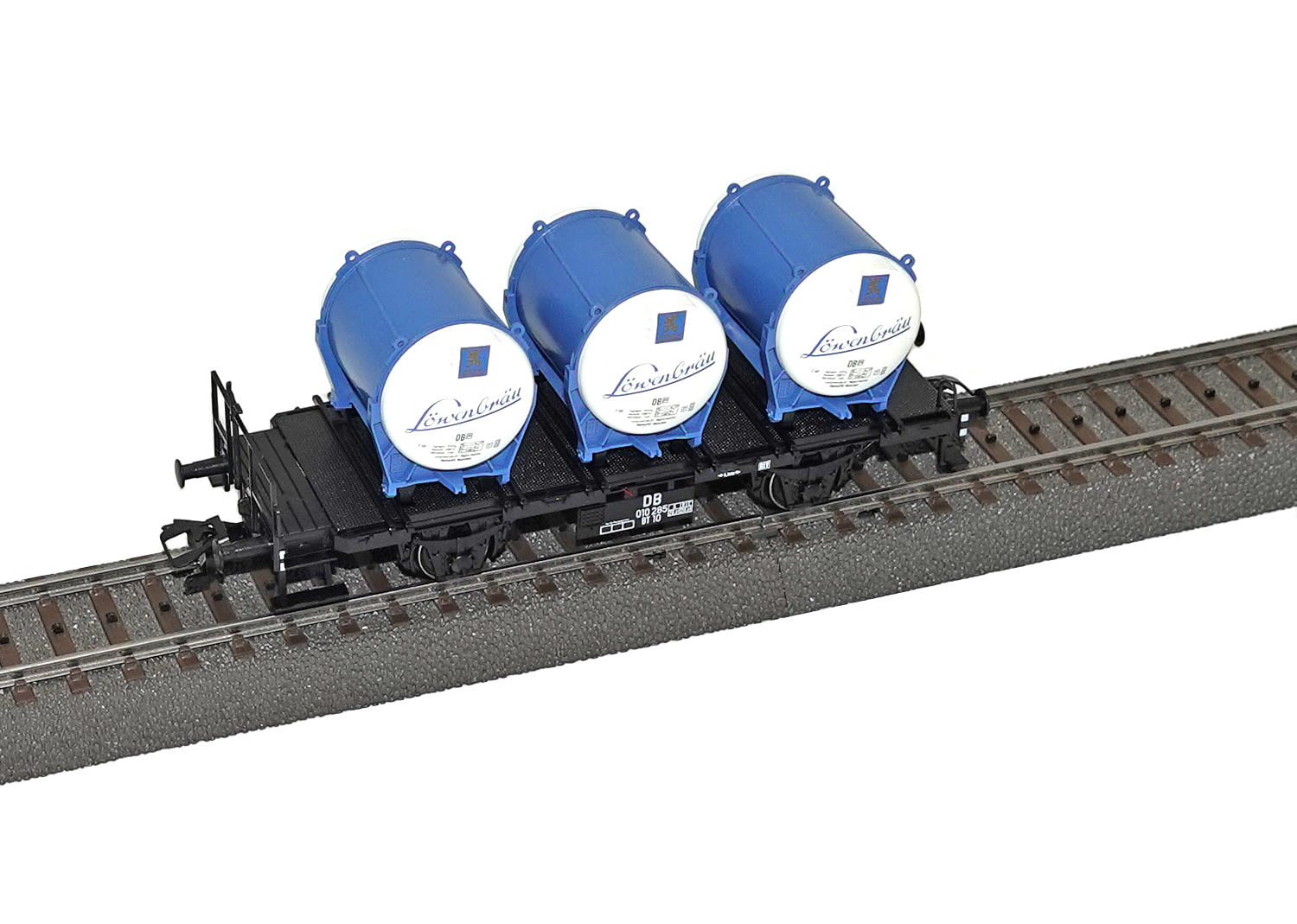 Märklin 00751-22 DB Behältertragwagen Löwenbräu 