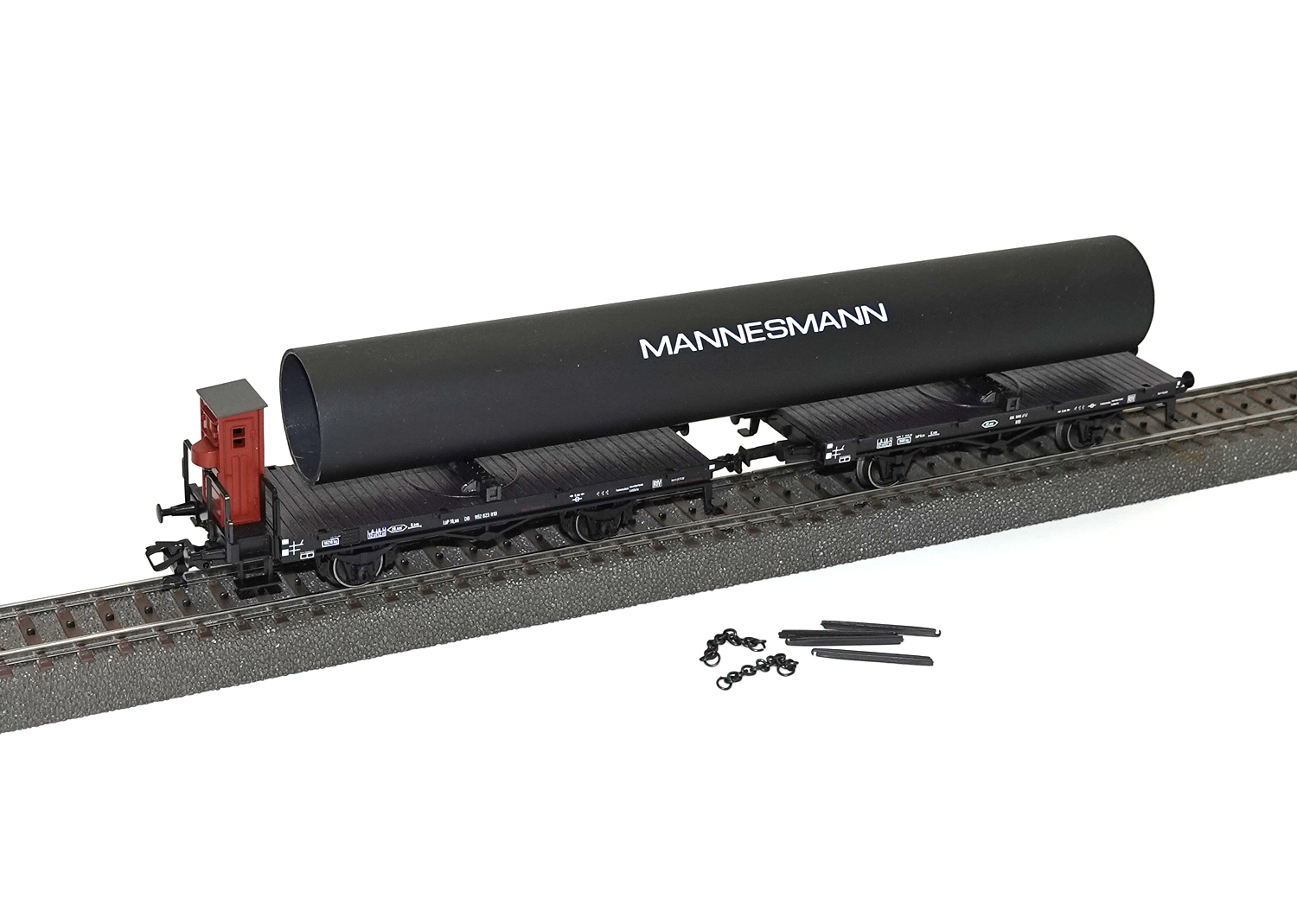 Trix 24068 DB Drehschemelwagen-Paar Mannesmann 
