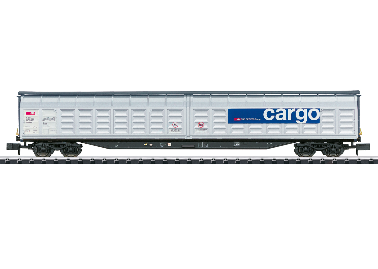 Minitrix 18427 SBB Cargo Grossraum-Schiebewandwagen 