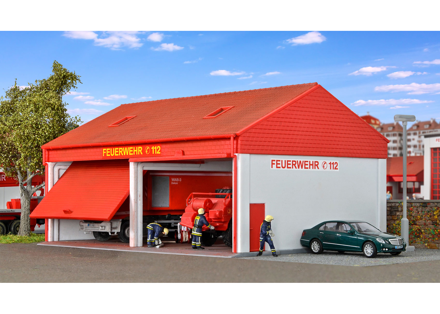Kibri 38542 H0 Kleine Feuerwehrgarage 