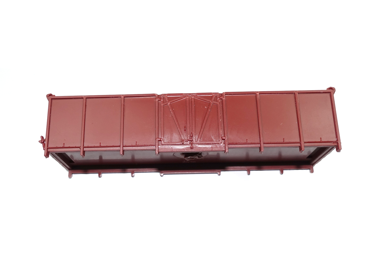 Buco H0 Hochbord Güterwagen-Gehäuse Rohling, SBB L7 braun 