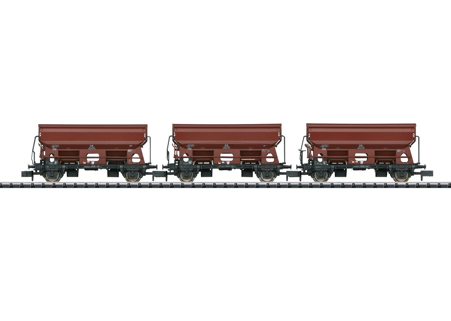 Minitrix 15804 DB Güterwagen-Set Seitenentladewagen