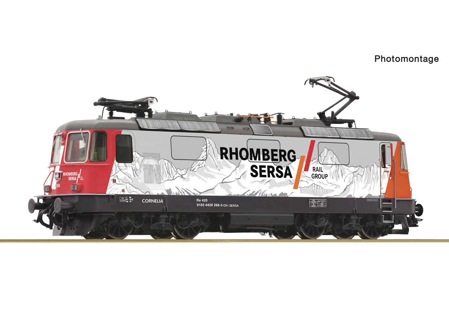 Roco 7510030 SERSA E-Lokomotive 420 268-5 Rhomberg DCC 