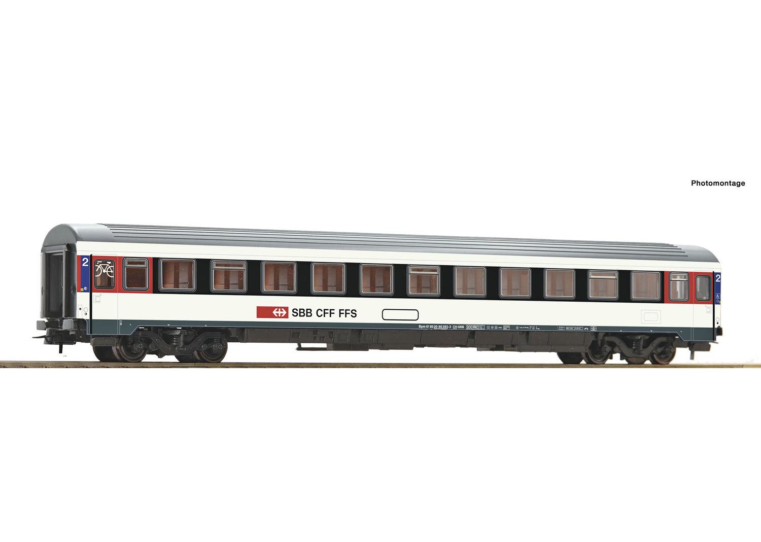 Roco 54167 SBB EC Personenwagen 2. Kl. 