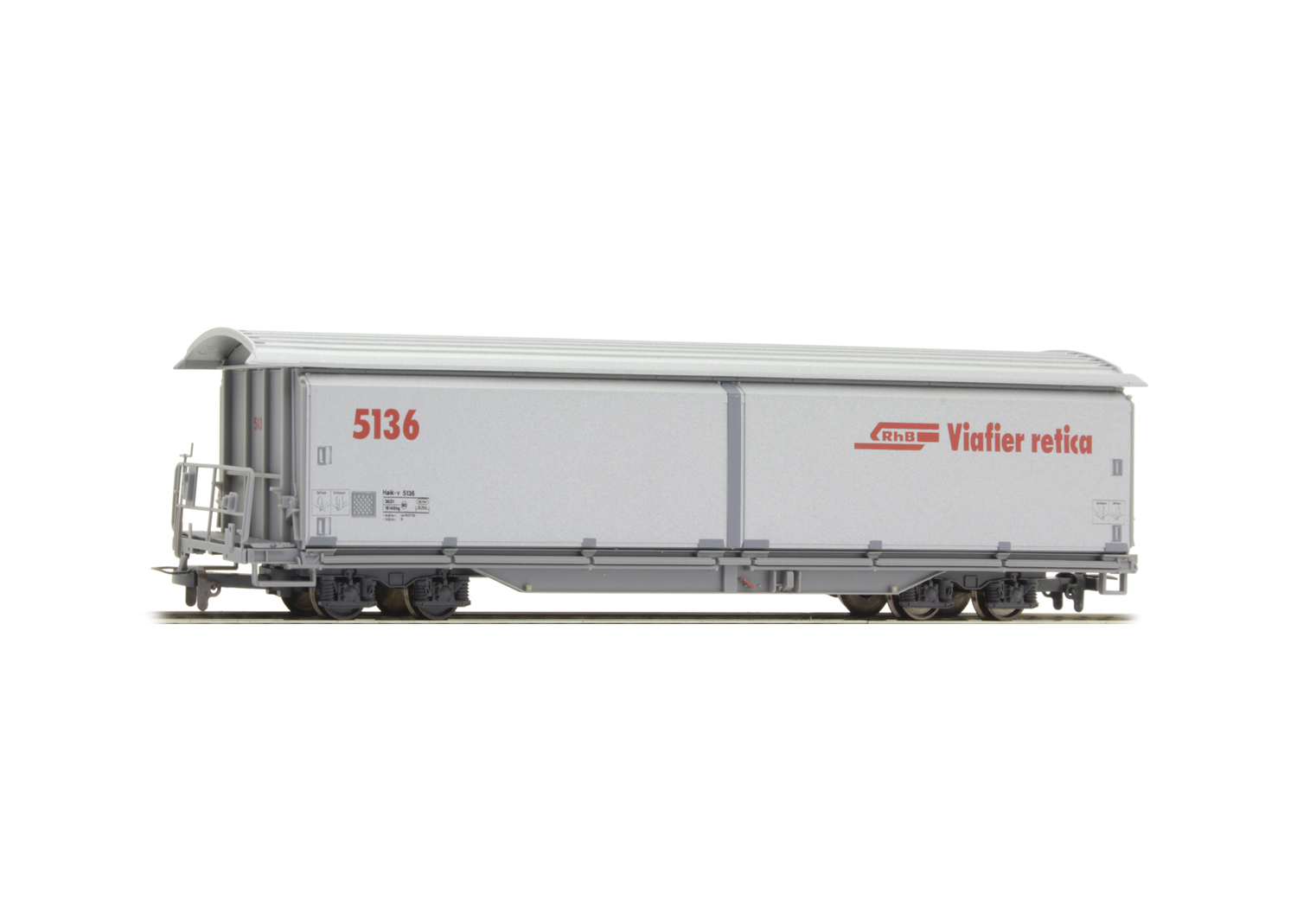Bemo 2288116 RhB Hai-v 5136 Schiebewandwagen 