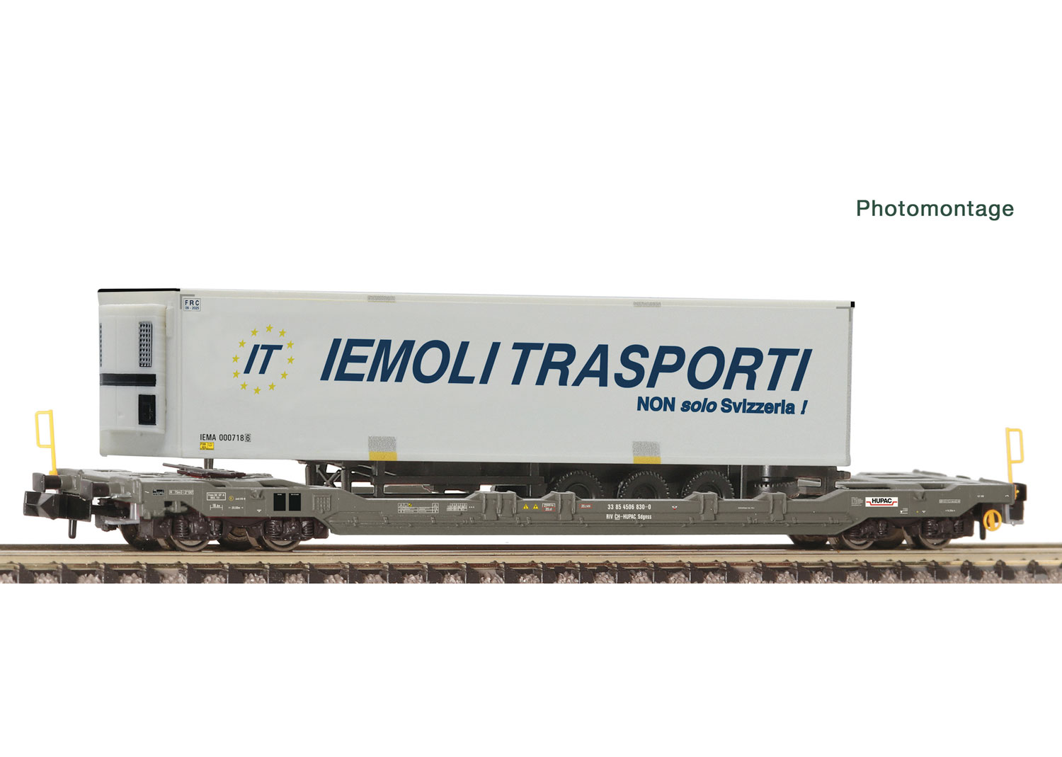 Fleischmann 6660070 Hupac Taschenwagen T5 Spedition Iemoli 