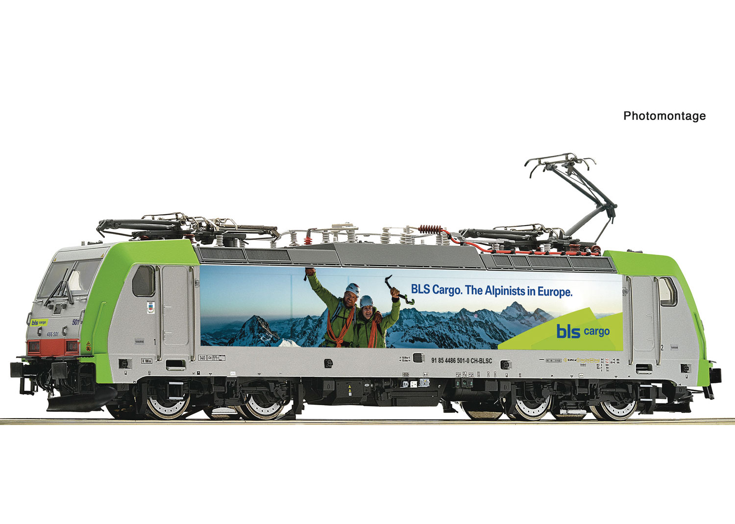 Roco 7510101 BLS E-Lokomotive Re 486 501-0 Cargo DCC 
