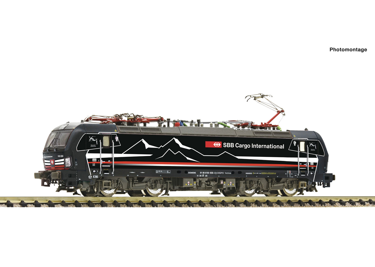 Fleischmann 739291 SBB Cargo E-Lokomotive 193 658-2 International DC