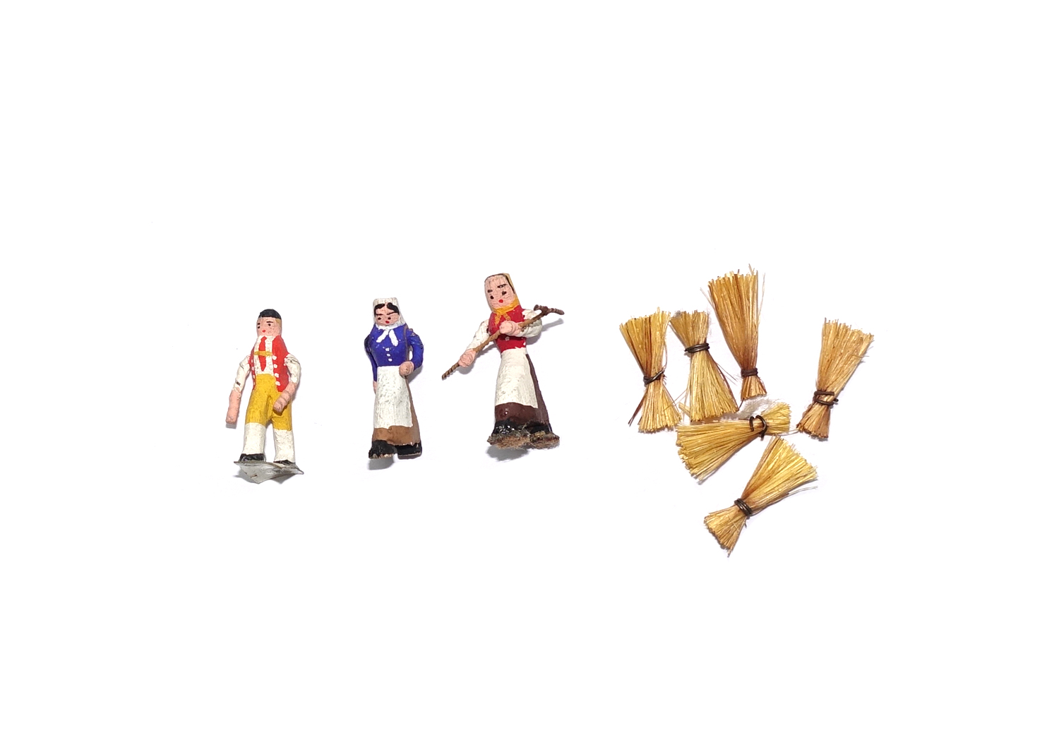 Preiser Holzfiguren Heuernte-Set