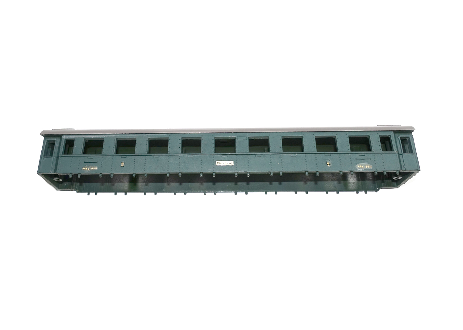 Buco H0 Personenwagen-Gehäuse grün 