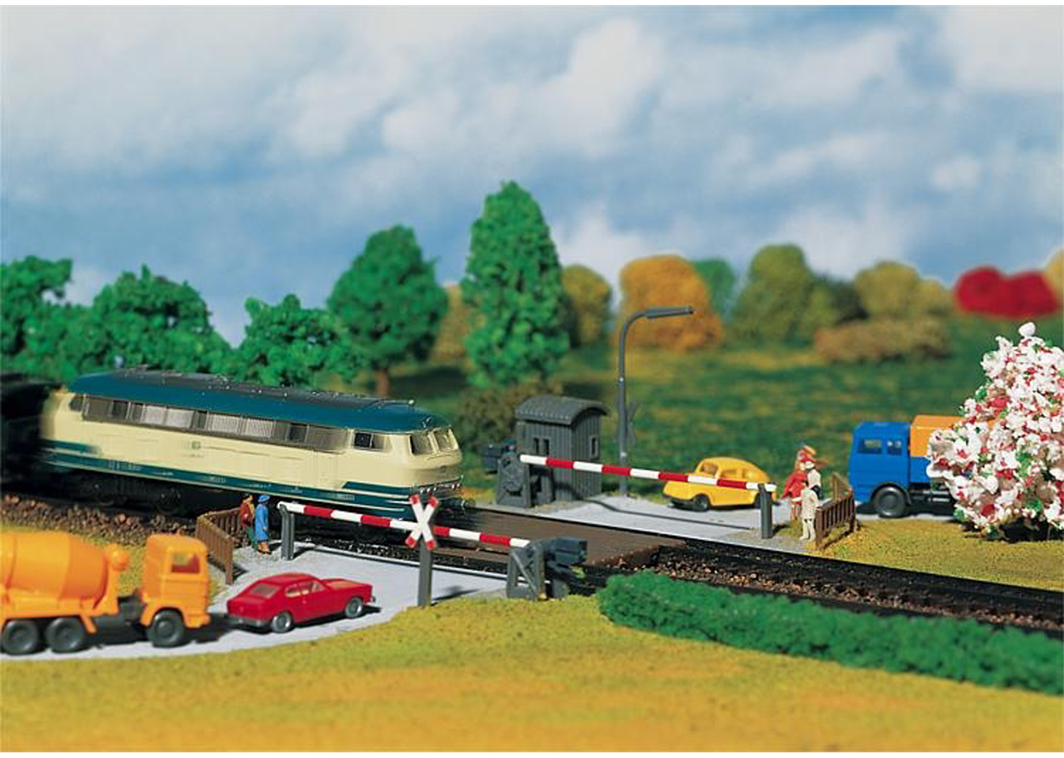 Faller N 222173 Bahnübergang 