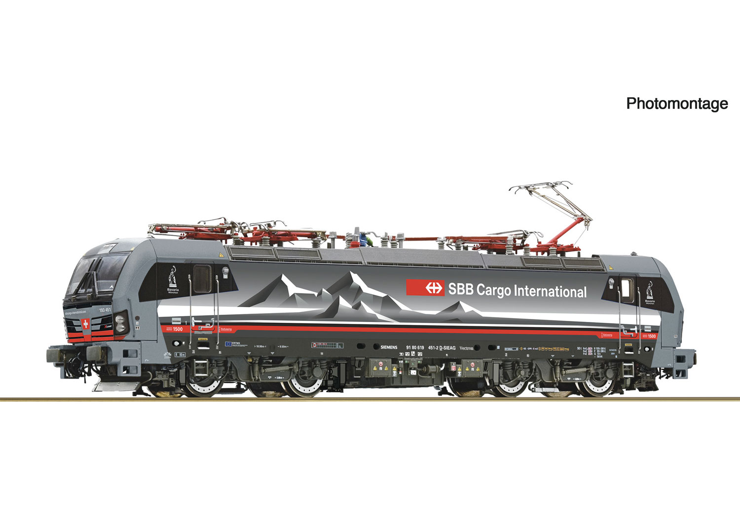 Roco 7510107 SBB E-Lokomotive 193 Cargo Intern. DCC 