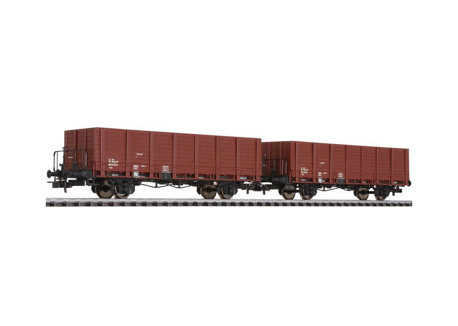 Liliput 230124 SBB Rungenwagen-Set mit Holzwänden, 2-teilig.