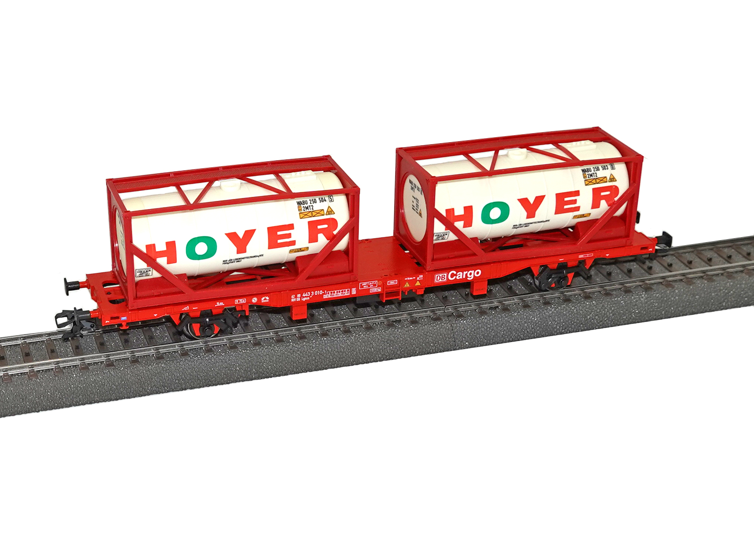 Märklin 47707 DB Containerwagen 2 Hoyer-Kessel 