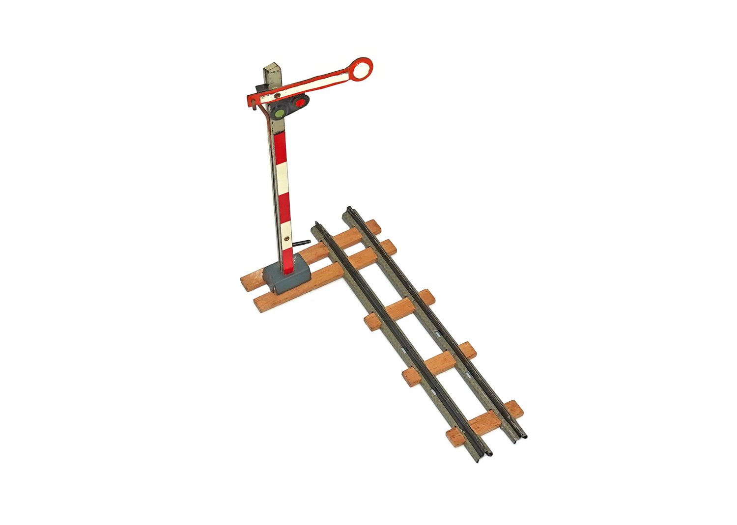 Biller-Bahn 022 Signal mit Schiene