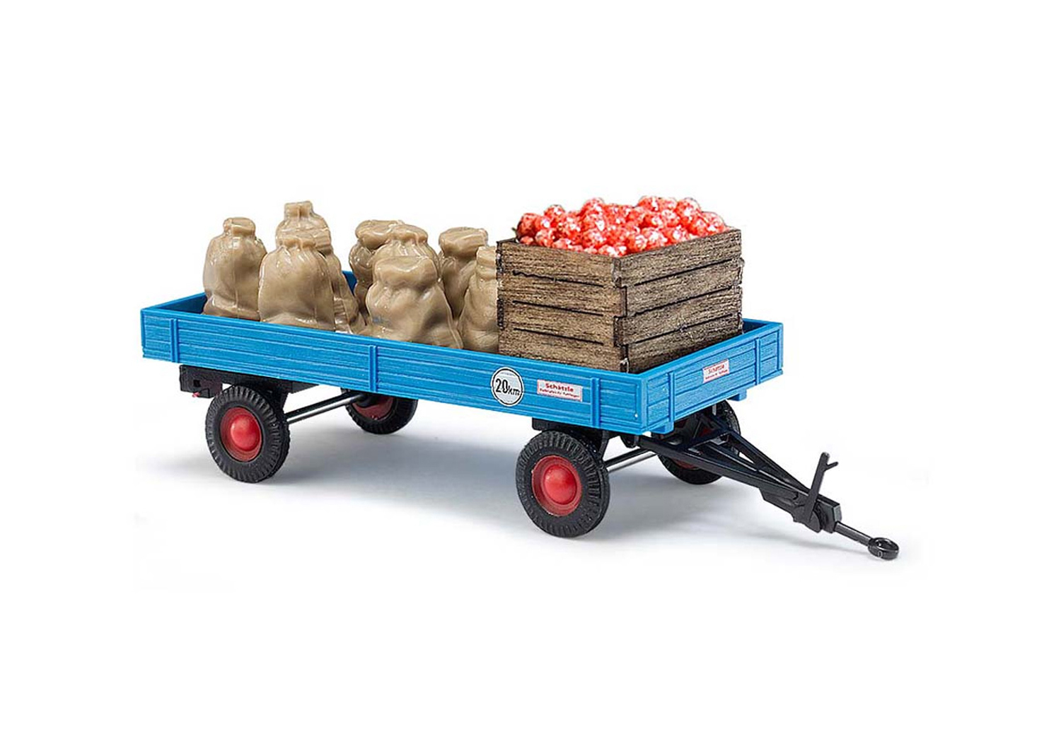 Busch 44995 Anhänger mit Apfelladung 