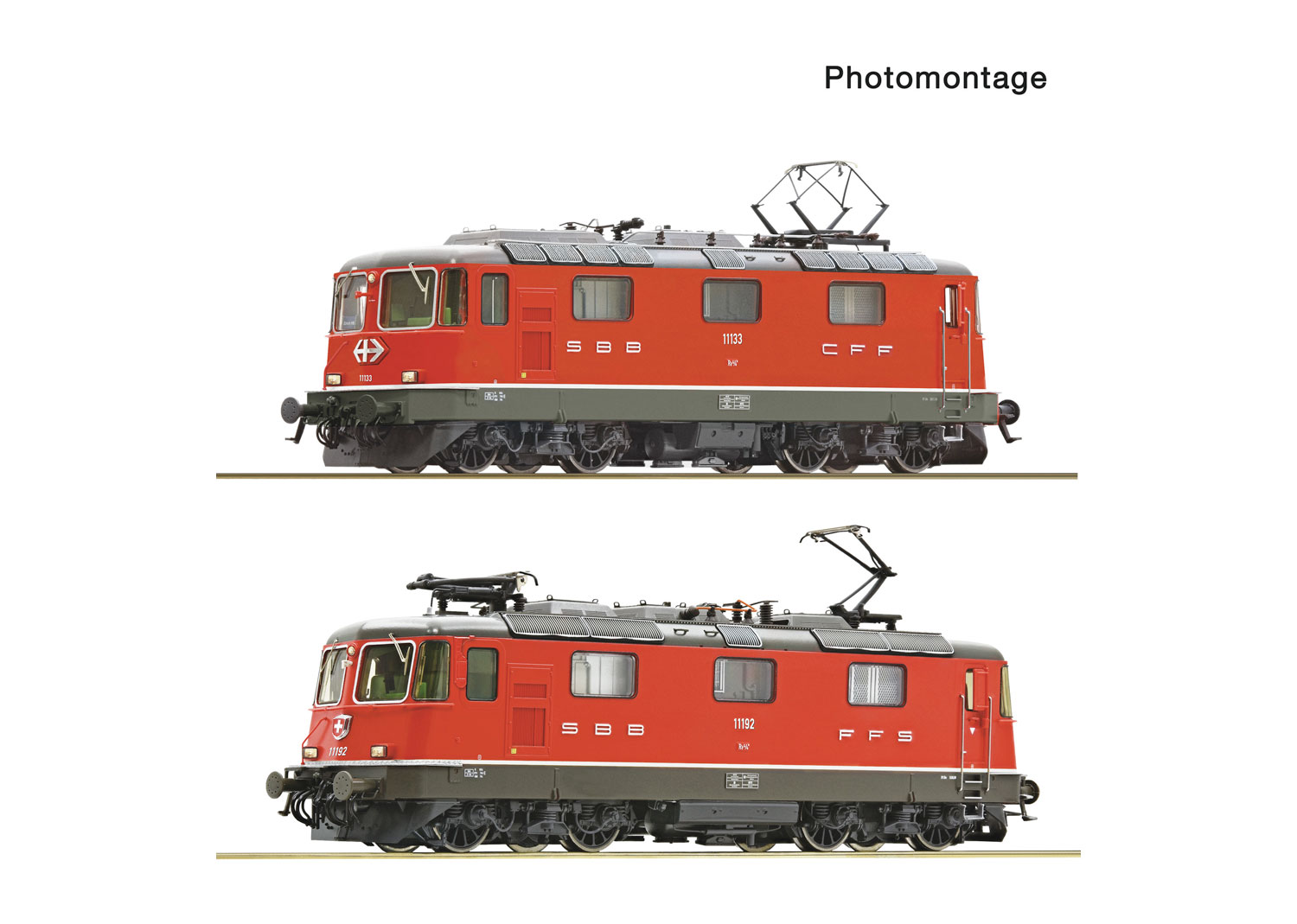 Roco 7510127 SBB 2-tlg. Set: E-Lokomotiven Re 4/4 II DCC 