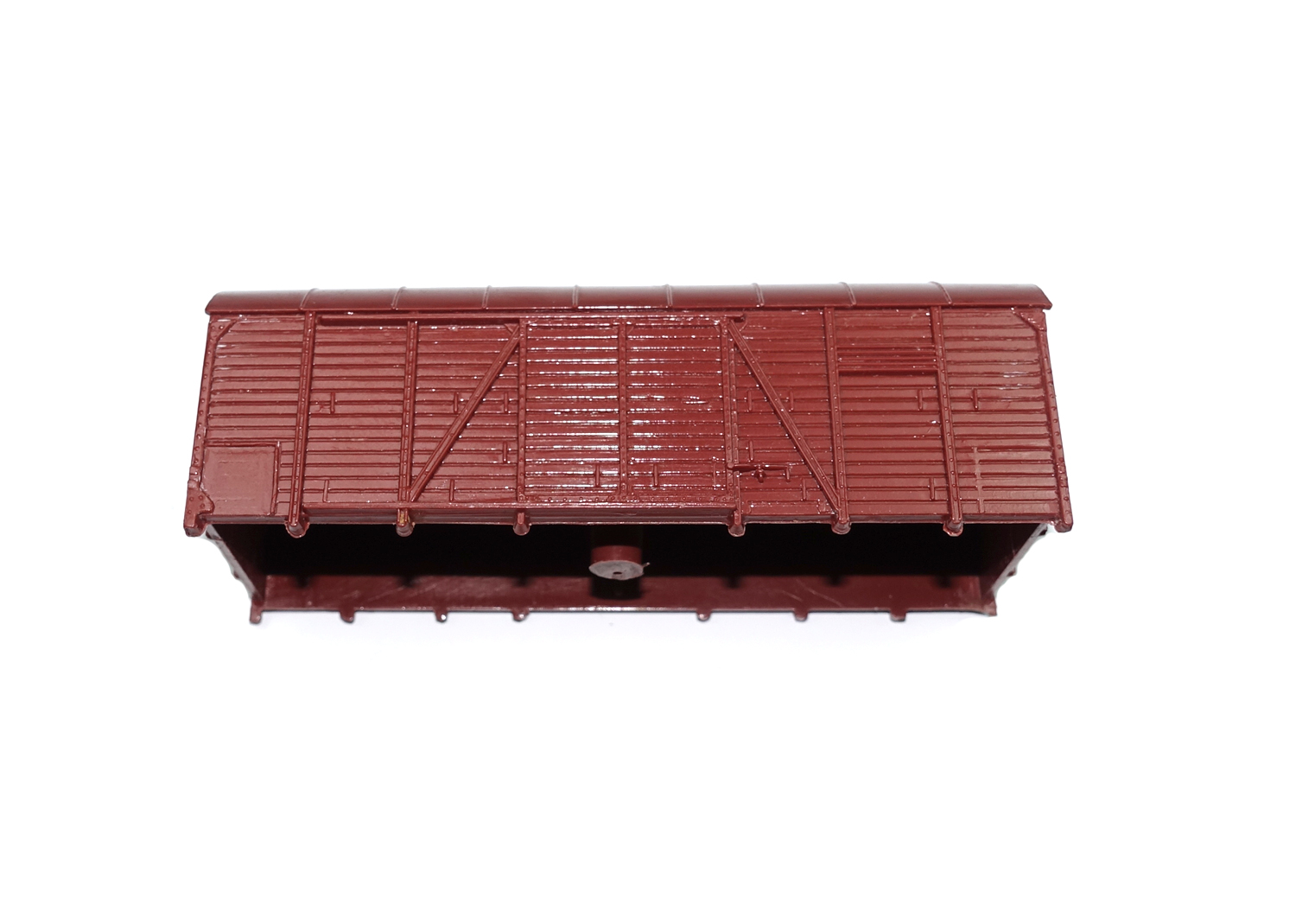Buco H0 Güterwagen-Gehäuse Rohling, braun 