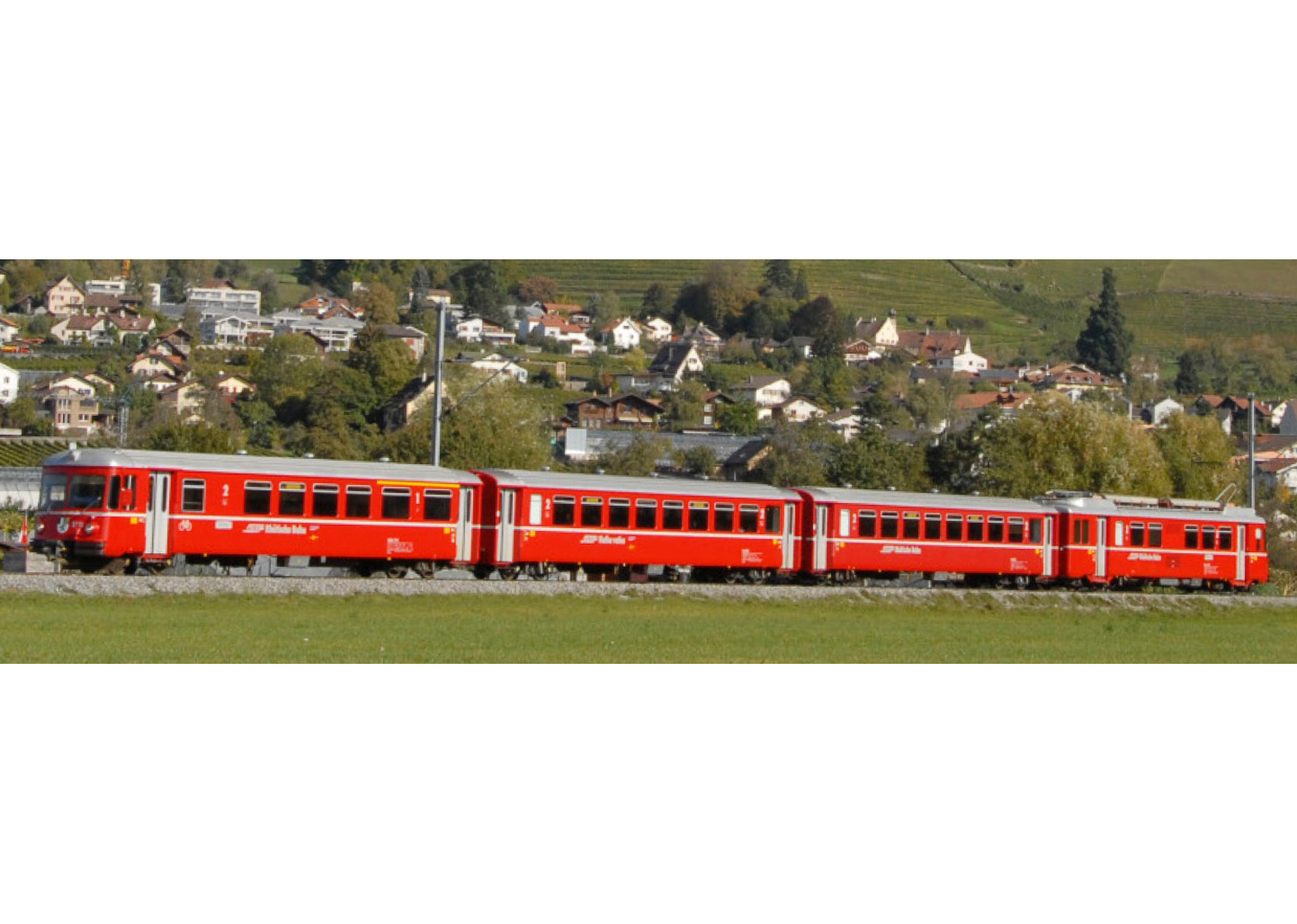 Bemo 7343156 RhB Be 4/4 516/ ABDt 1711 Pendelzug mit Sound 
